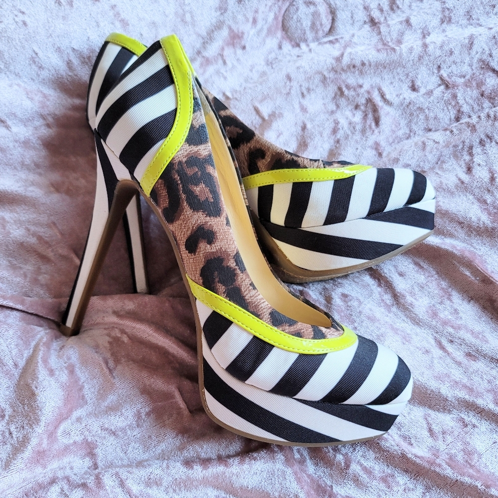 Gianni Bini Neon Heels
